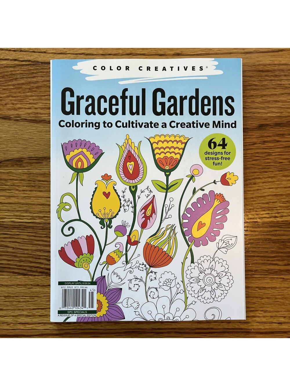 Color Creatives Adult Coloring Book  Graceful Gardens 2024